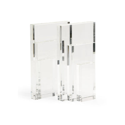 Chelsea House Crystal Bookends - Set of 2