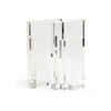 Chelsea House Crystal Bookends, Set of 2