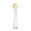 Chelsea House Large Cream Rose On Stand Porcelain Flower