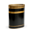 Chelsea House Robbins Black Wastebasket