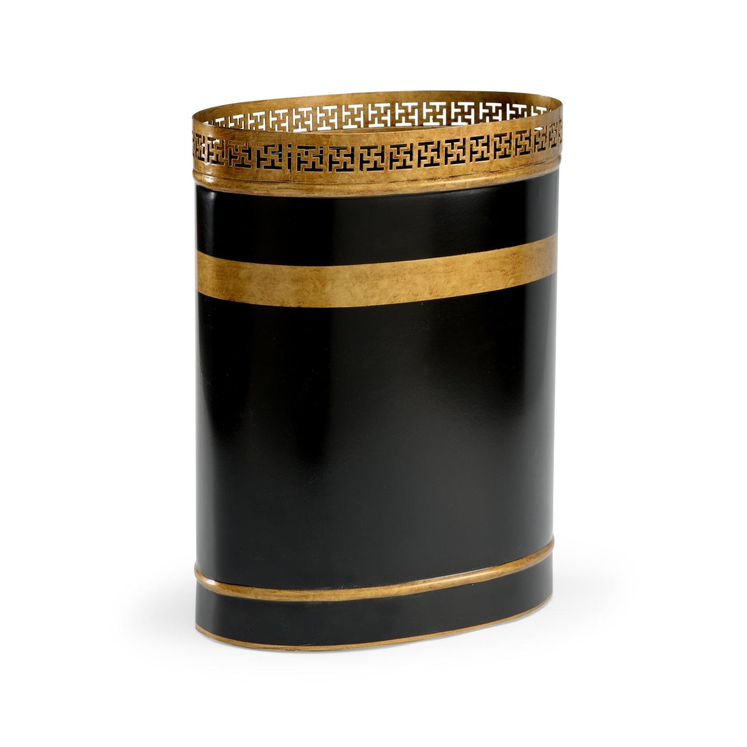 Chelsea House Robbins Black Wastebasket