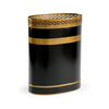 Chelsea House Robbins Black Wastebasket