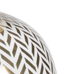 Chelsea House Herringbone Coverd Gold Urn