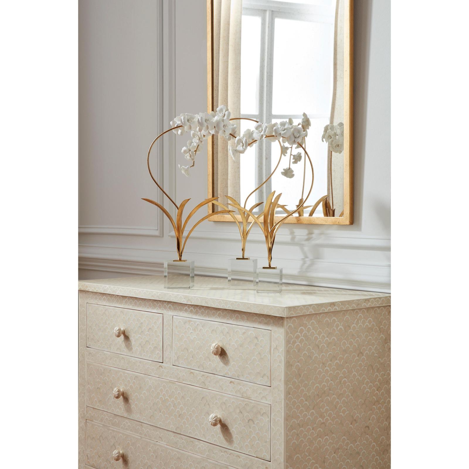 Chelsea House Large Orchid On Stand Porcelain Flower
