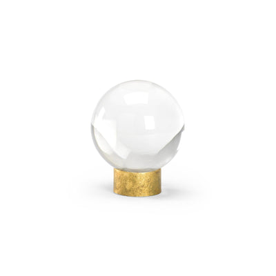 Chelsea House Gold Crystal Ball On Stand