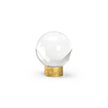 Chelsea House Gold Crystal Ball On Stand