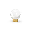Chelsea House Gold Crystal Ball On Stand