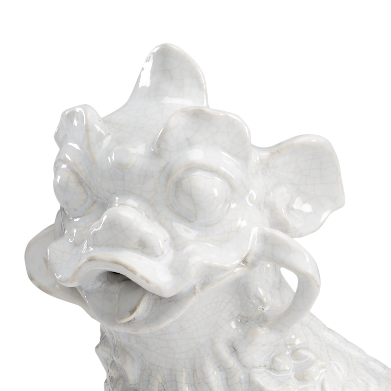Chelsea House White Chinese Dogs Figure, Set of 2