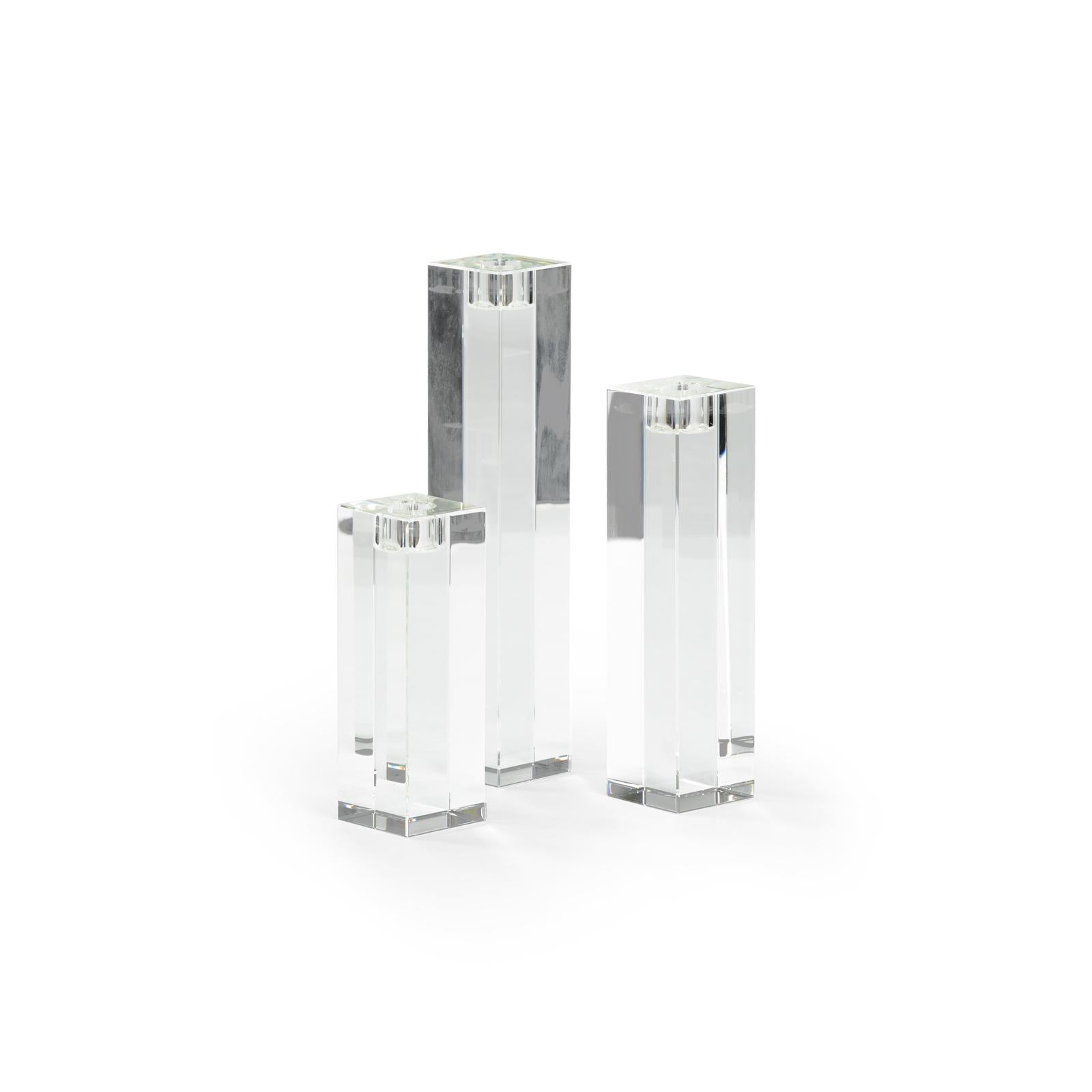 Chelsea House Statue Candlesticks, Set of 3