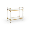 Chelsea House Acrylic Bar Cart