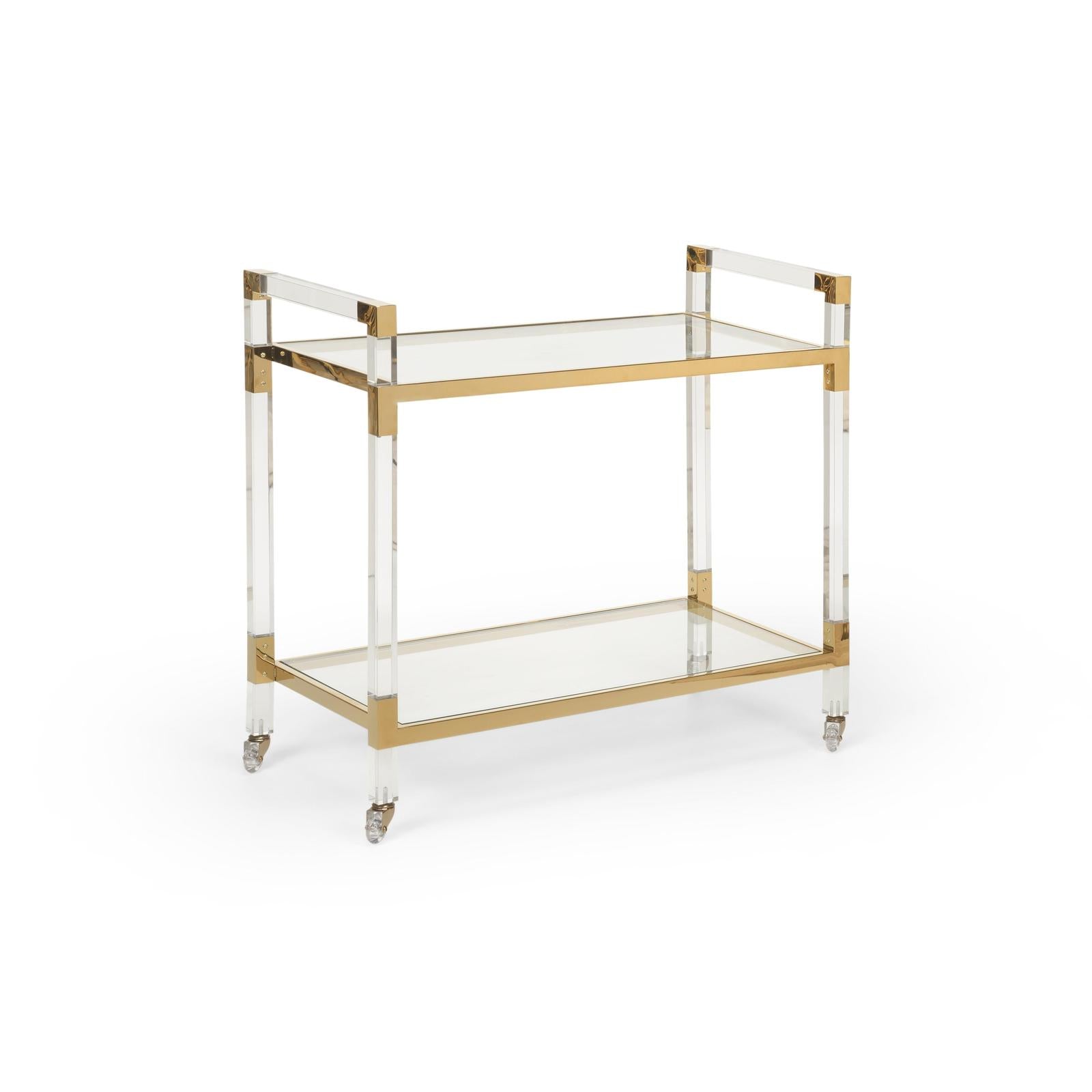 Chelsea House Acrylic Bar Cart