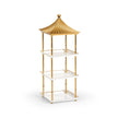 Chelsea House Pagoda Gold Shelf