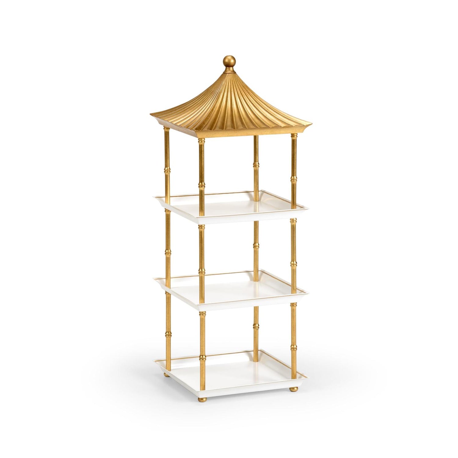 Chelsea House Pagoda Gold Shelf