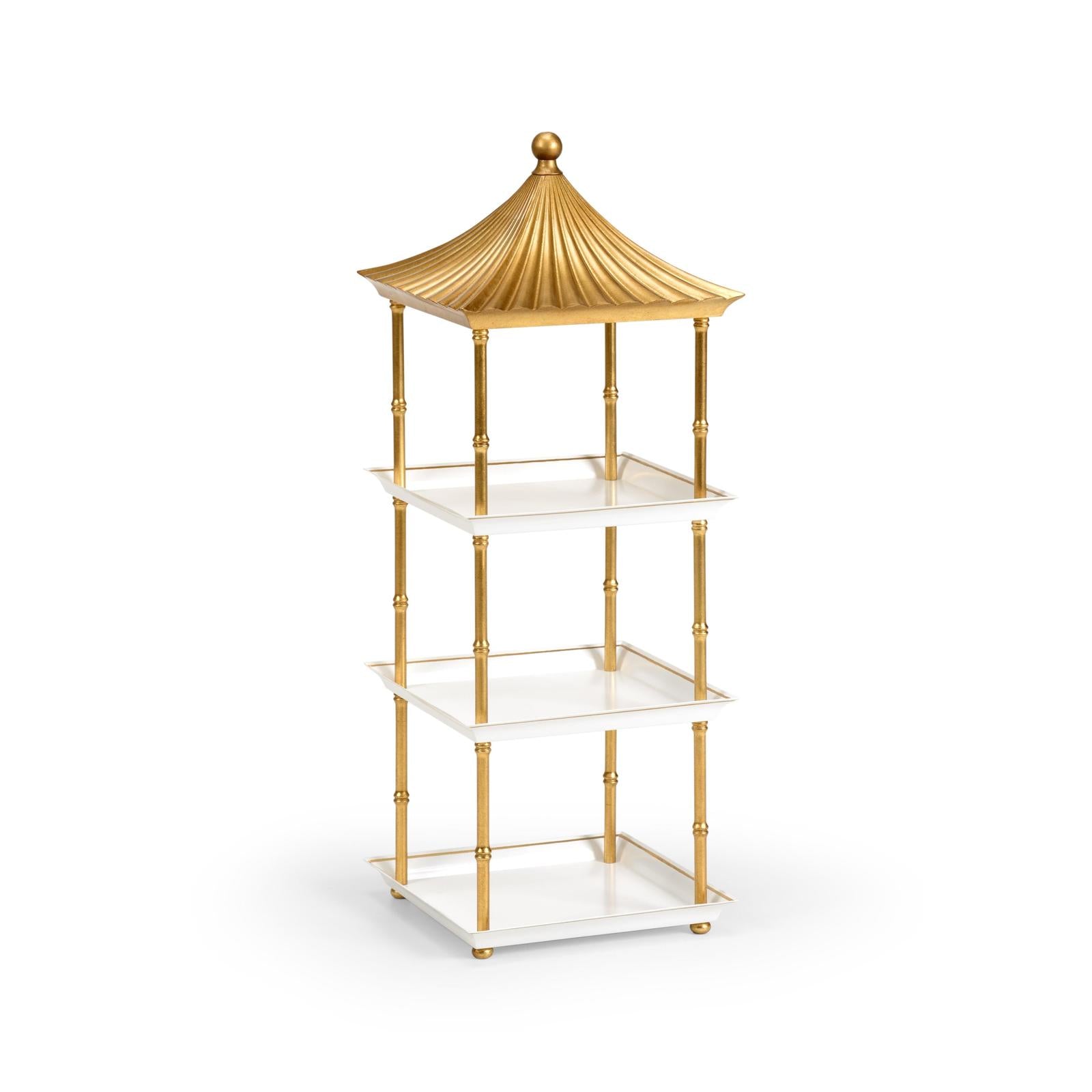 Chelsea House Pagoda Gold Shelf