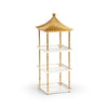 Chelsea House Pagoda Gold Shelf
