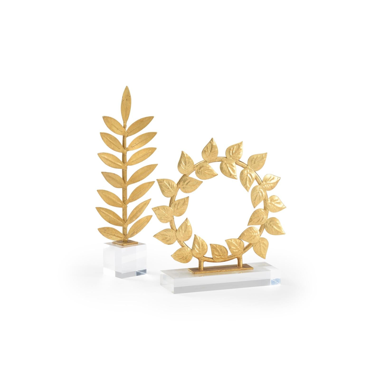 Chelsea House Leaf Artifacts, Set of 2