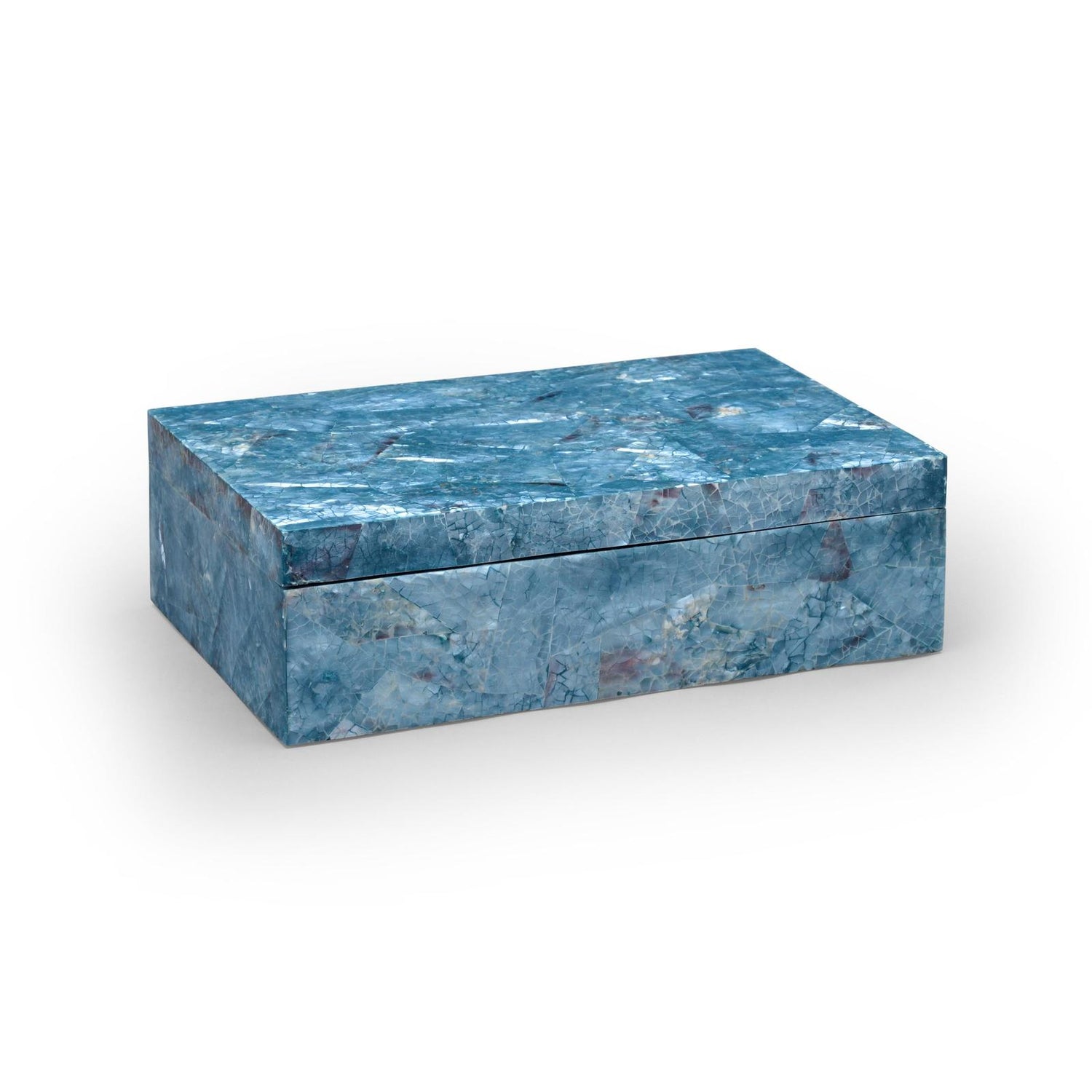 Chelsea House Blue Hammer Shell Box
