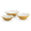 Chelsea House White Enameled Bowls, Set of 3