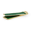 Chelsea House Emerald Enamel Trays, Set of 2