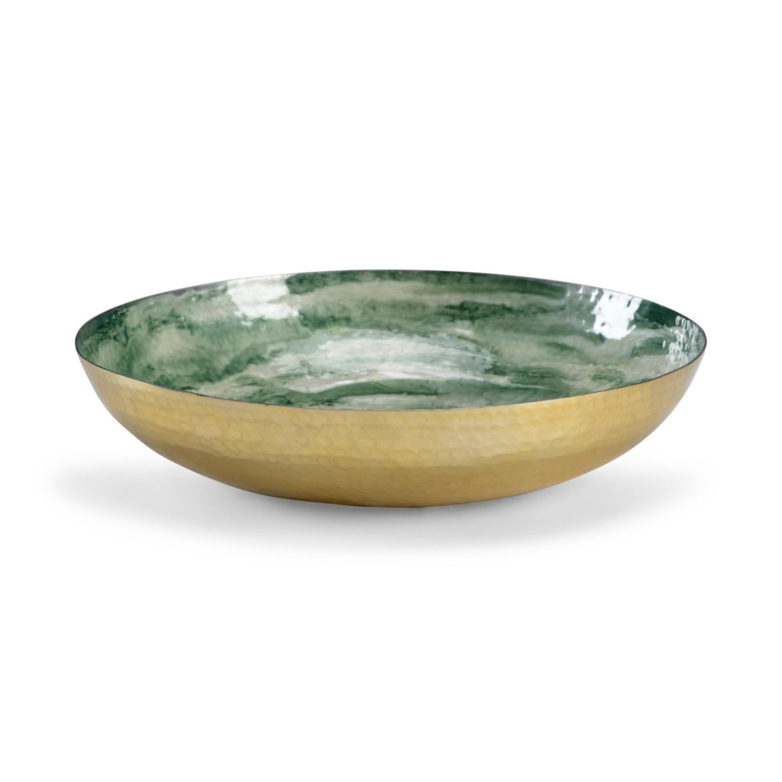 Chelsea House Swirl Green Large Bowl