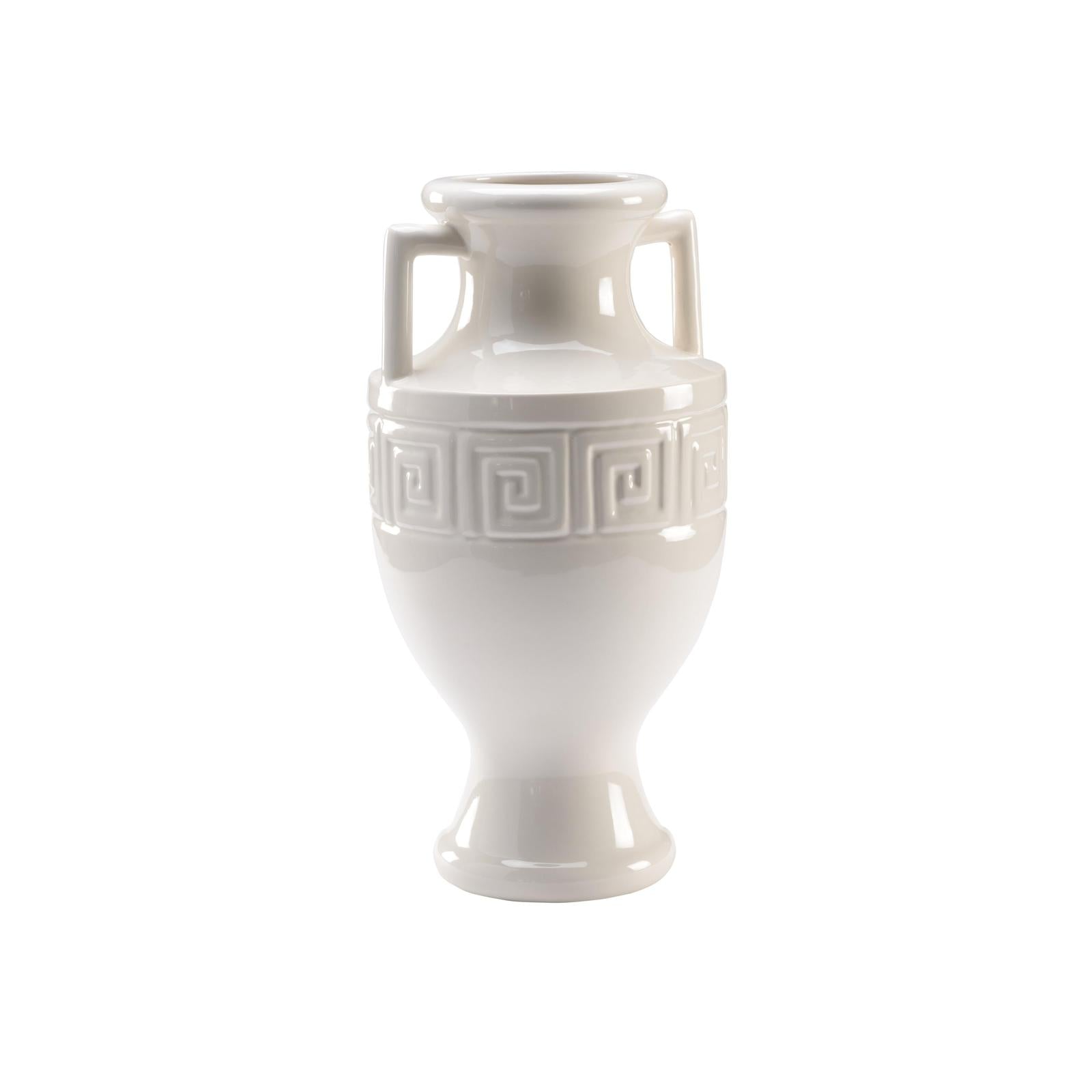Chelsea House Grecian White Ceramic Urn I