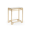 Chelsea House Seed Glass Gold Side Table