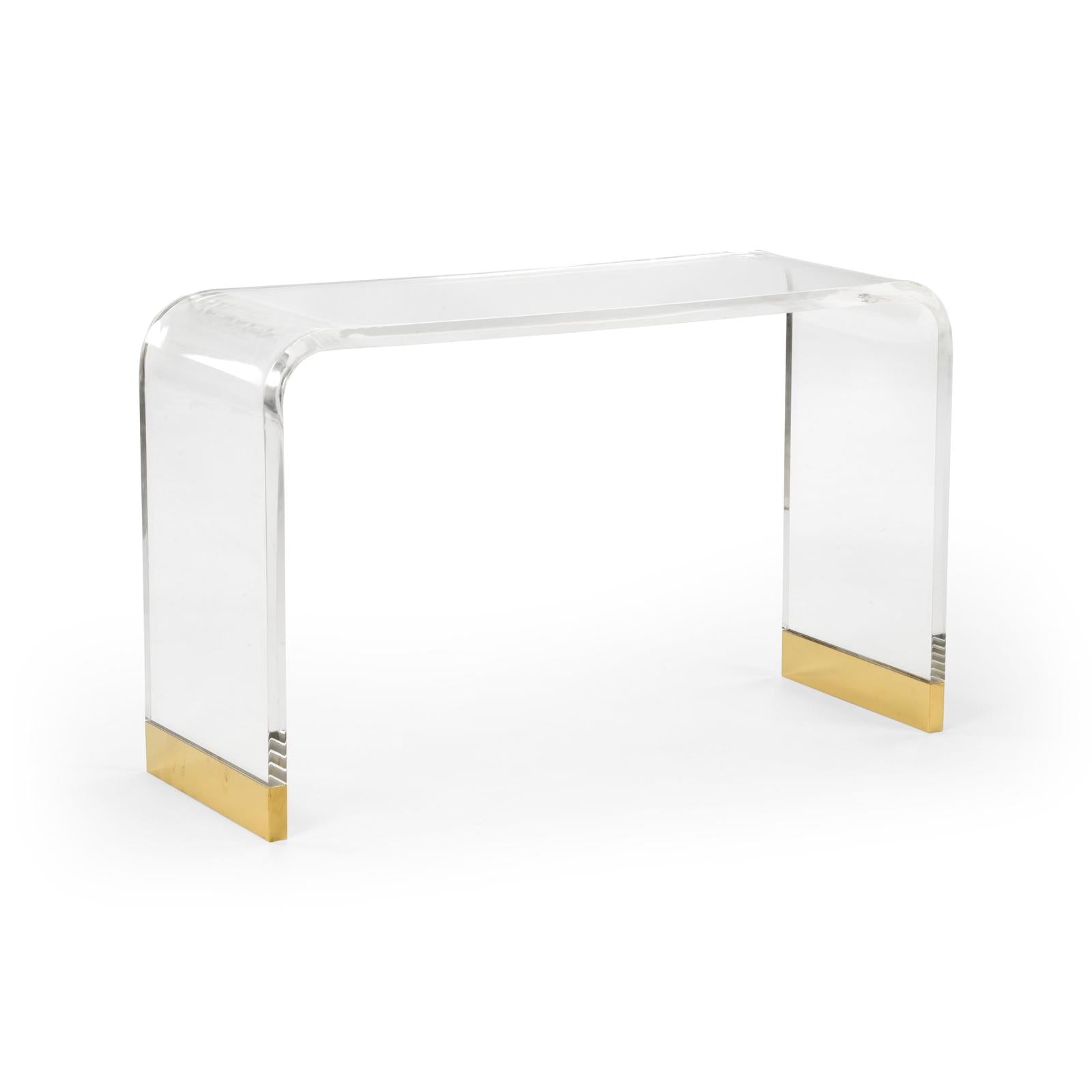 Chelsea House Acrylic Waterfall Console