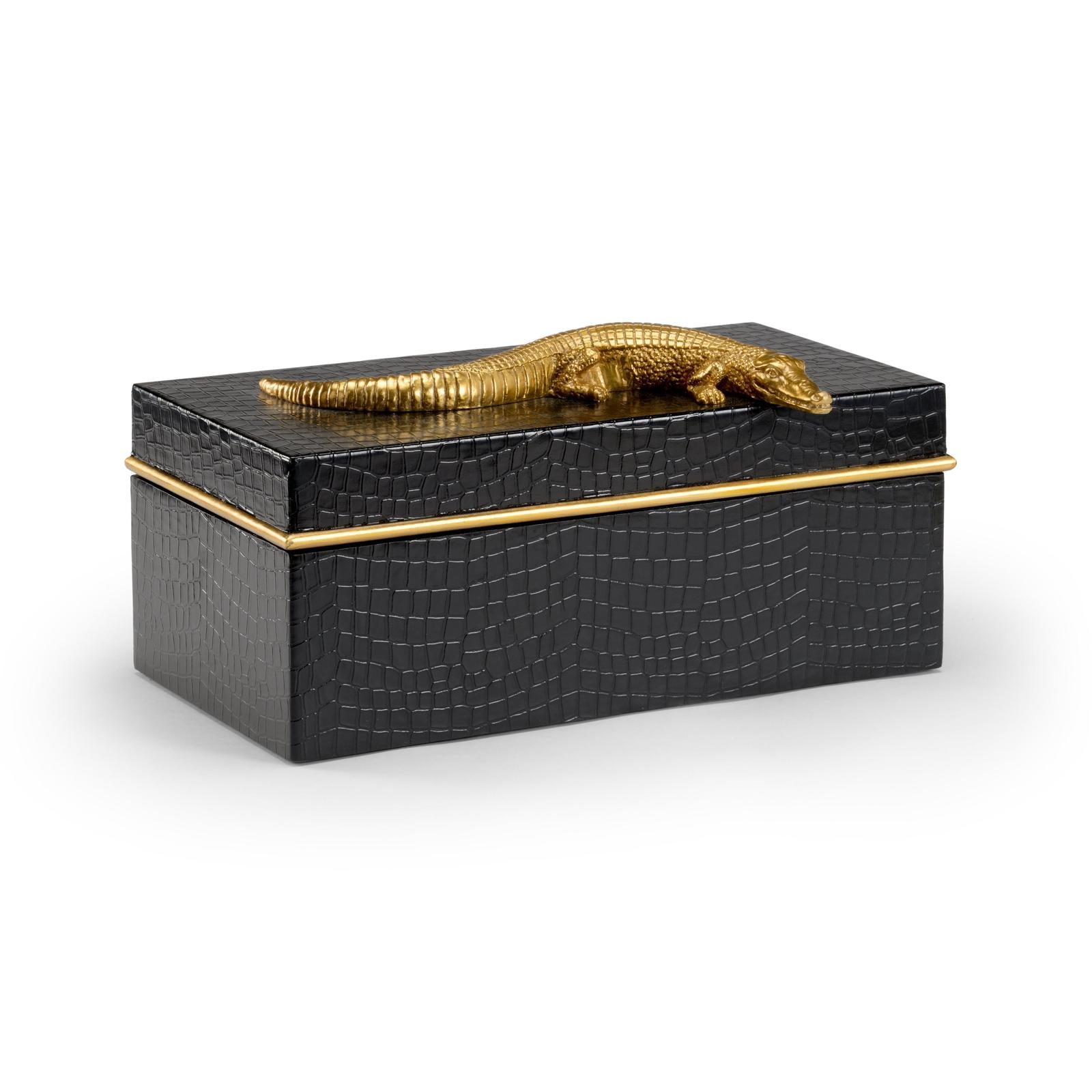 Chelsea House Alligator Black Box