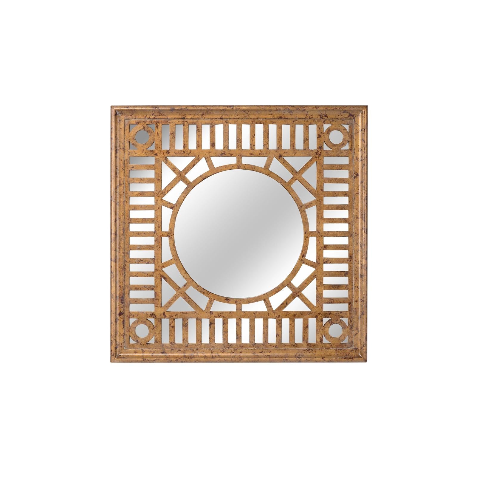 Chelsea House Fret Gold Wall Mirror