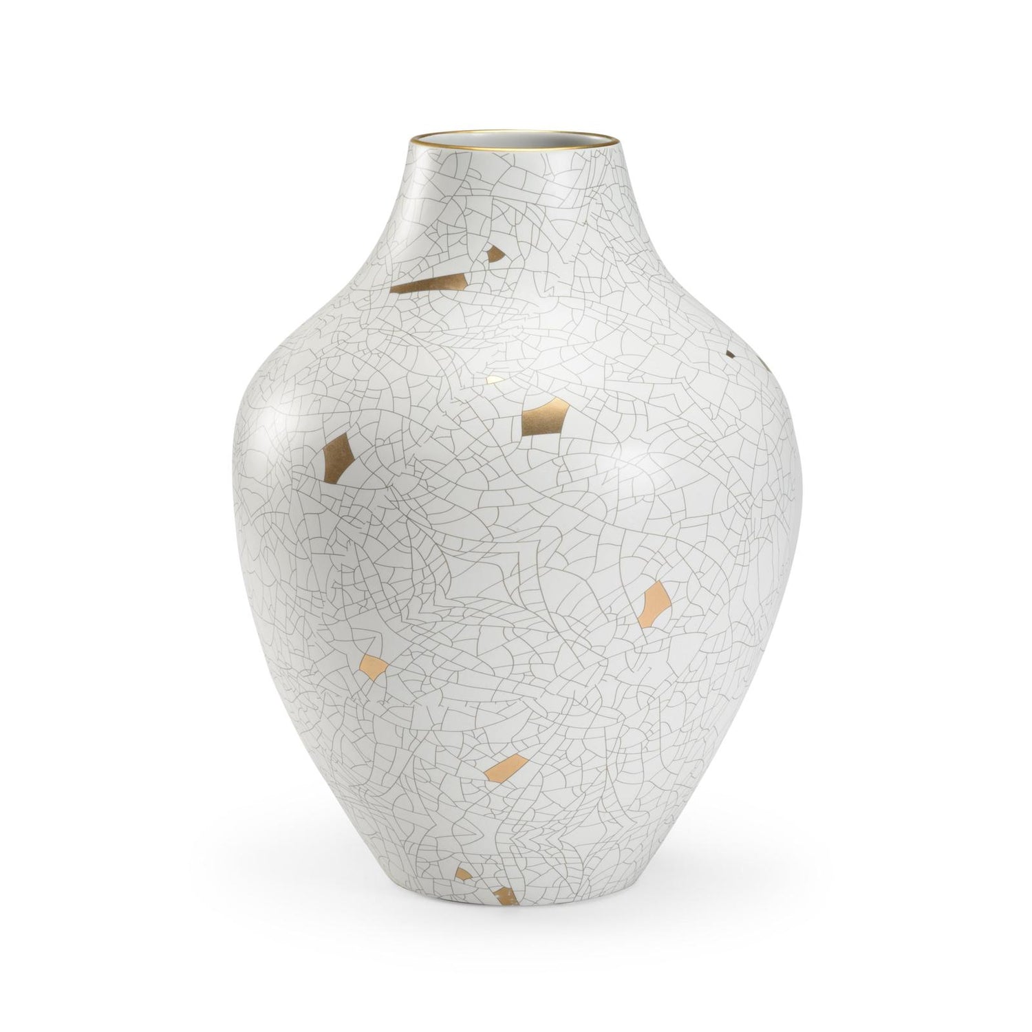 Chelsea House Gold Crackle Urn