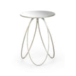 Chelsea House Silver Tri Leg Accent Table