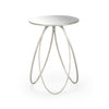 Chelsea House Silver Tri Leg Accent Table