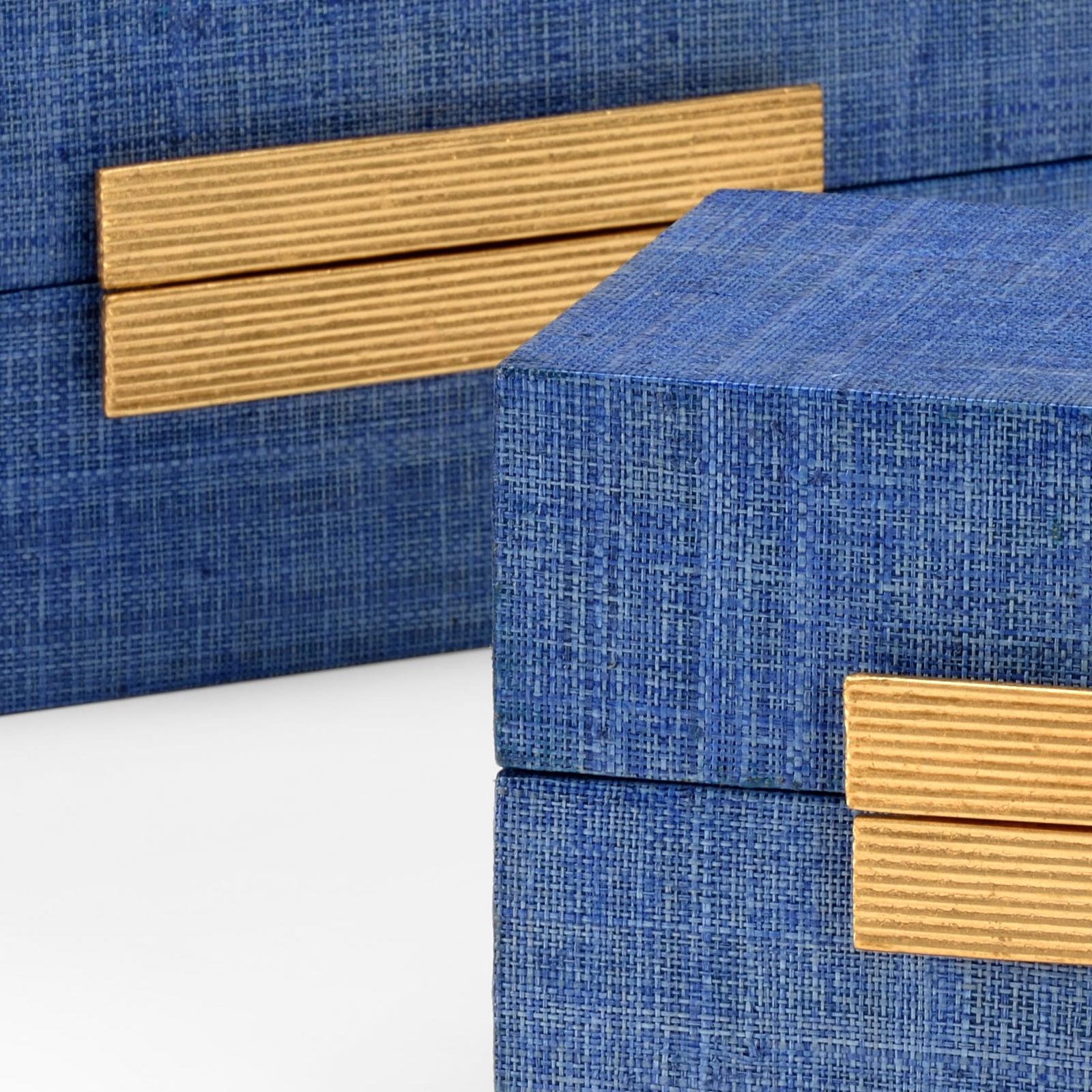 Chelsea House Raffia Boxes, Set of 2