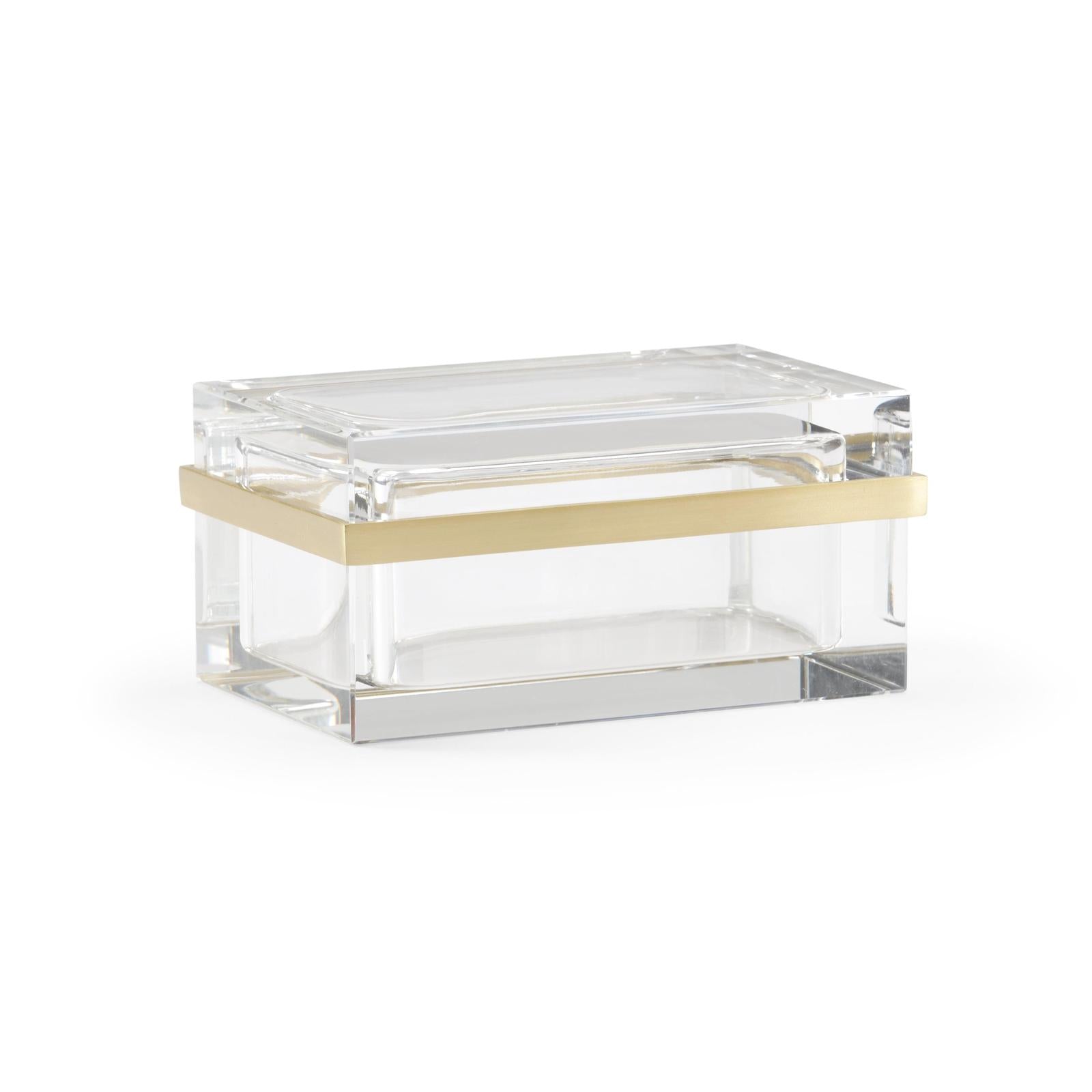 Chelsea House Rectangular Crystal Jewel Box