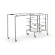 Chelsea House Rankin Nickel Bar Cart