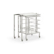 Chelsea House Rankin Nickel Bar Cart