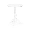 Chelsea House Acrylic Pedestal Side Table