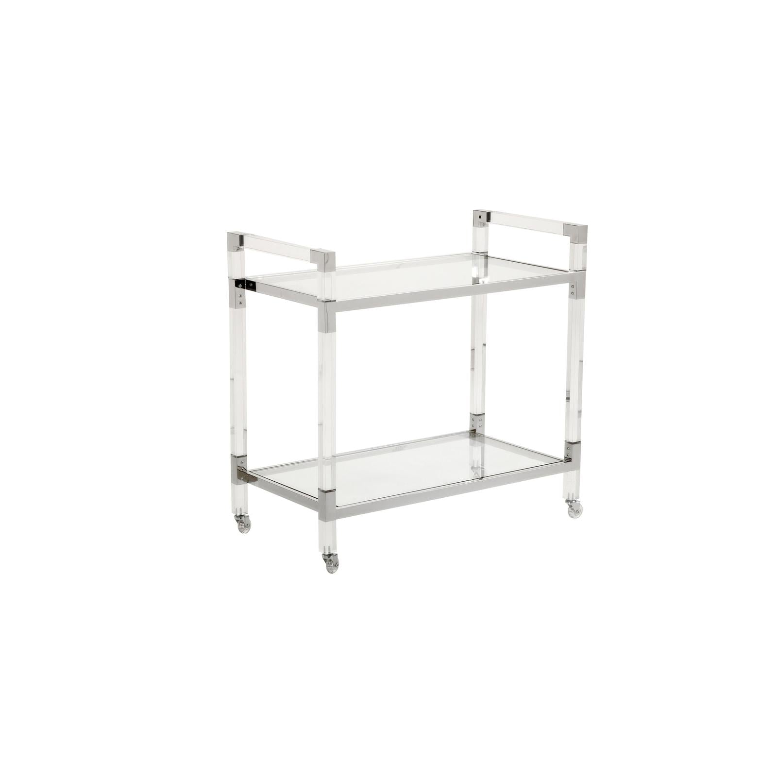 Chelsea House Acrylic Bar Cart