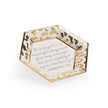 Chelsea House White Honeycomb Jungle Verse Plate