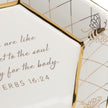 Chelsea House Honeycomb Bee Verse Plate