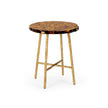 Chelsea House Brown Penshell Side Table