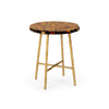 Chelsea House Brown Penshell Side Table