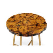 Chelsea House Brown Penshell Side Table