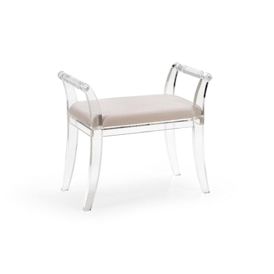 Chelsea House Neoclassic Acrylic Bench