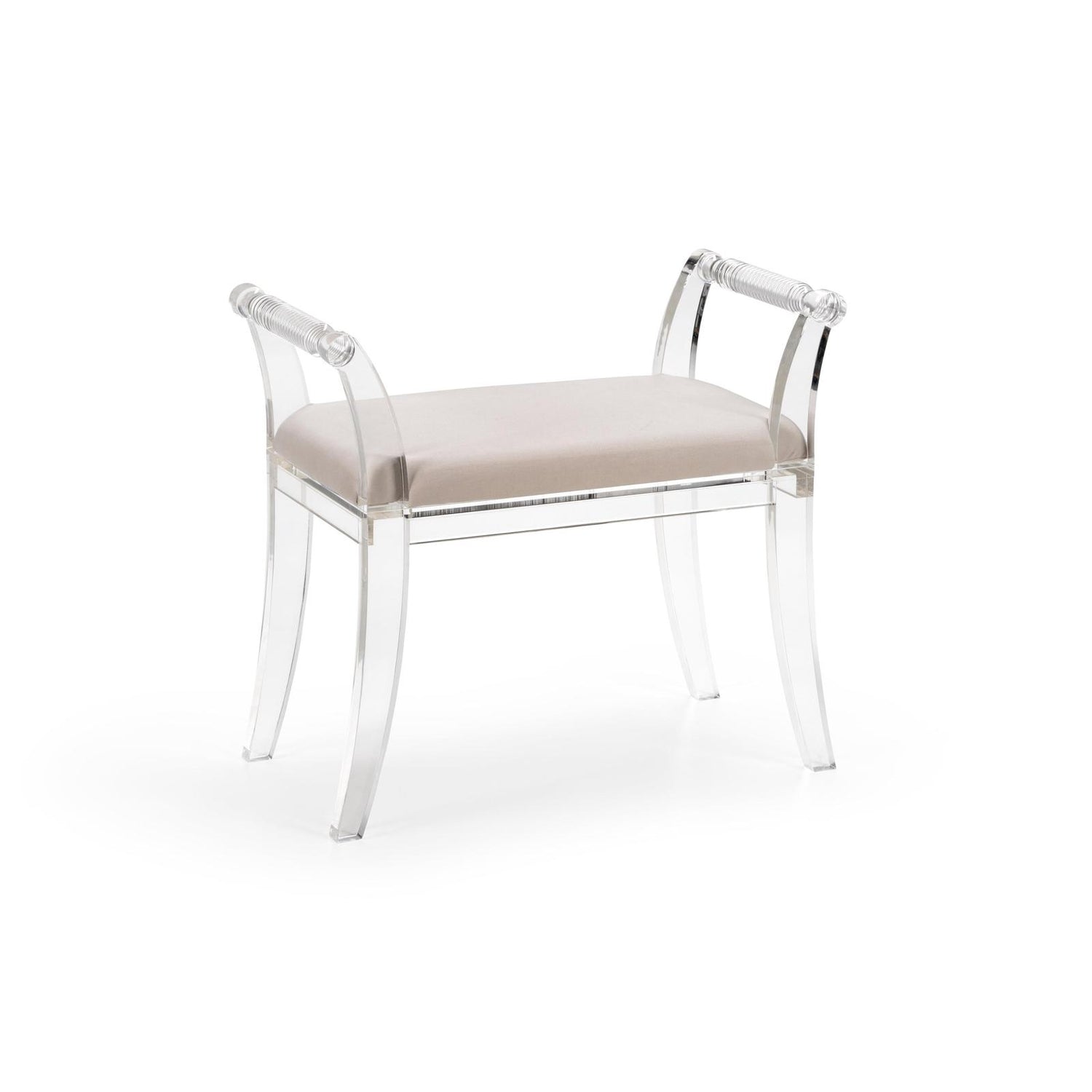 Chelsea House Neoclassic Acrylic Bench