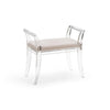 Chelsea House Neoclassic Acrylic Bench