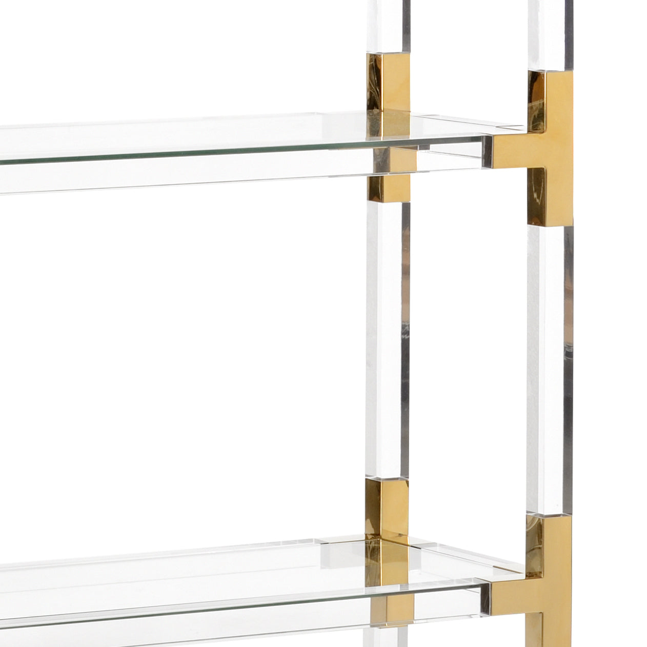 Chelsea House Gainsboro Brass Etagere