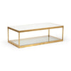 Chelsea House Copas Gold Cocktail Table