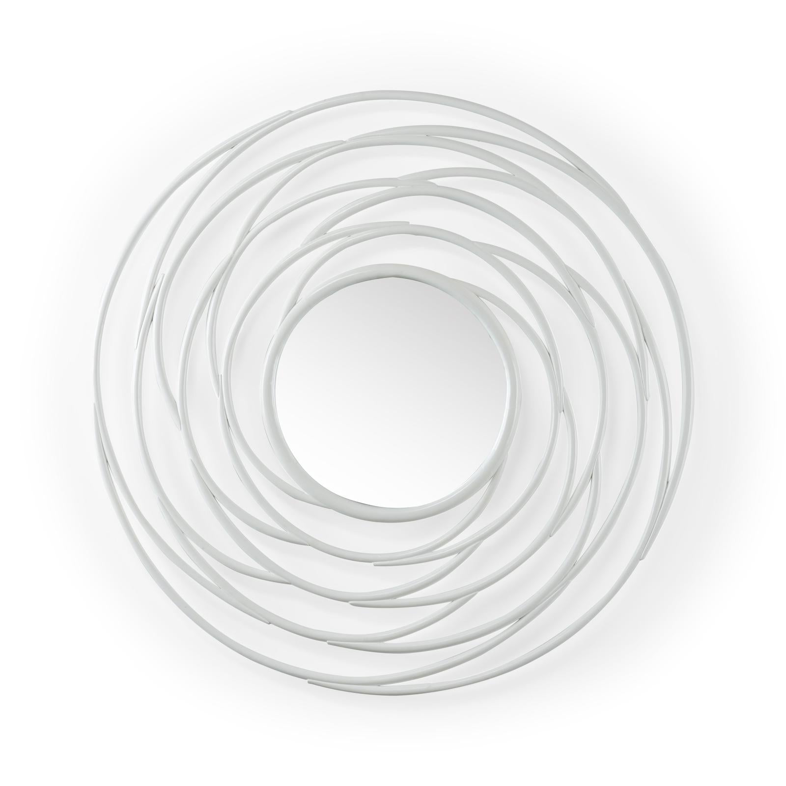 Chelsea House White Swirl Mirror