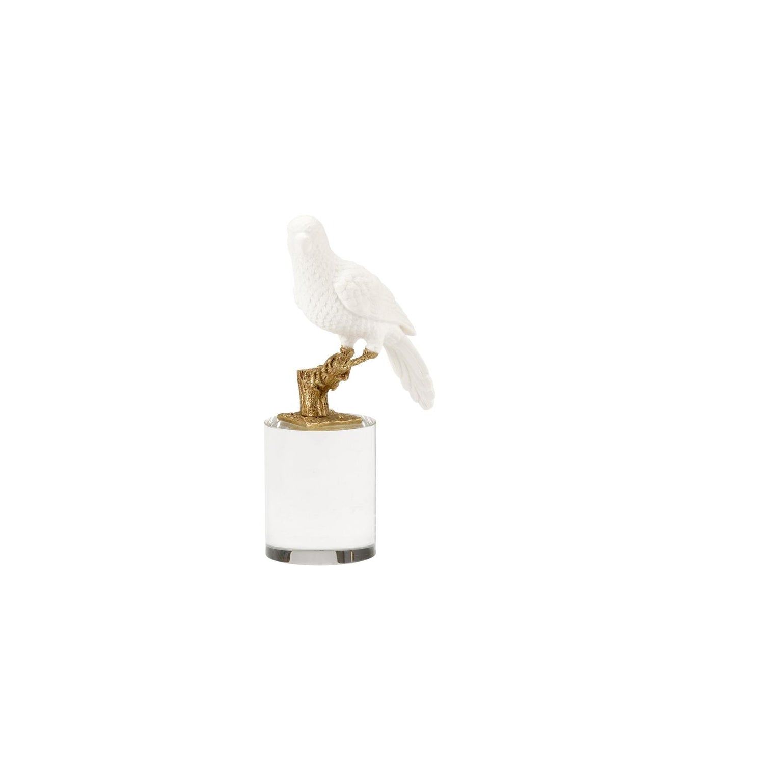 Chelsea House Parrot On Crystal Sculpture